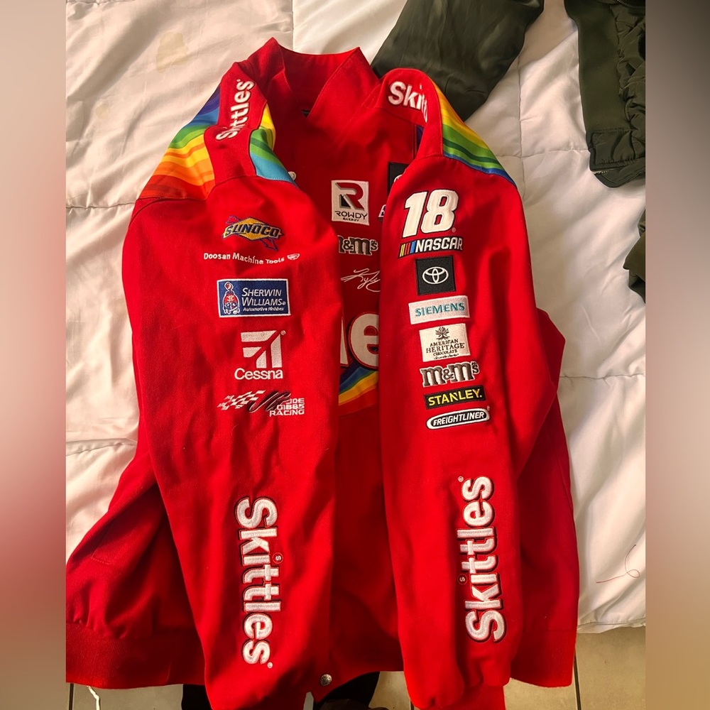 Vintage Skittles Sponsored Nascar Jacket